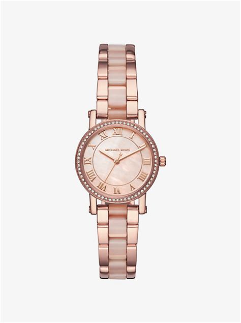 michael kors norie pavé two tone watch|Michael Kors Women's Norie Gold.